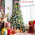 thumbnail image 3 of Costway Arbre de Noël Artificiel à Charnière Non Éclairée 8ft avec Pointes Floquées de Neige et Baies Rouges, 3 of 10