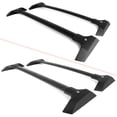 thumbnail image 4 of Ikon Motorsports Compatible with 09-17 Chevy Traverse OE Style Roof Rack Rail Cross Bar Carrier Black, 4 of 8