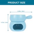 thumbnail image 2 of EeaseCA 1 Set of Practical Chocolate Pot Chocolate Fondue Ceramic Cheese Melting Pot, 2 of 7