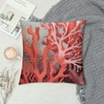 thumbnail image 2 of Creowell  Coastal Coral Pillow Covers Decorative Beach Ocean Themed Pillow Cases Cushion Cover for Sofa Bed Living Room Armchair Home, 2 of 5