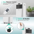 thumbnail image 7 of Hupicker Portable Air Conditioner - 8000BTU, Quiet <53dB, Remote Control, 24h Timer, Easy Install with Full Window Kit, Ideal for Rooms upto 200sq.ft, 7 of 7