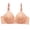 Khaki, variant on Women's Seamless Front Closure Bra with Snap Down Design - Comfortable Wireless Ribbed Crop Top for Everyday Wear, Soft Breathable Fabric, Easy On and Off