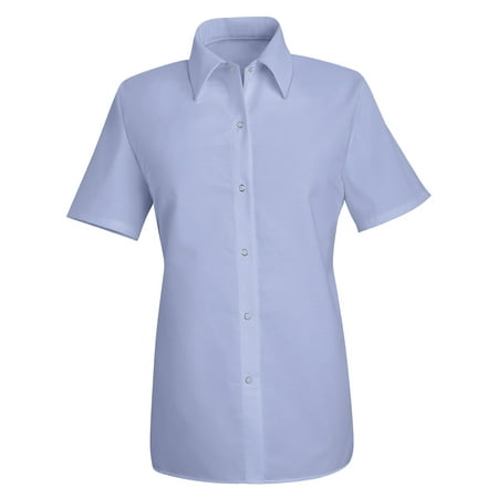 Women's Short Sleeve Specialized Pocketless Work (Best Womens Work Shirts)
