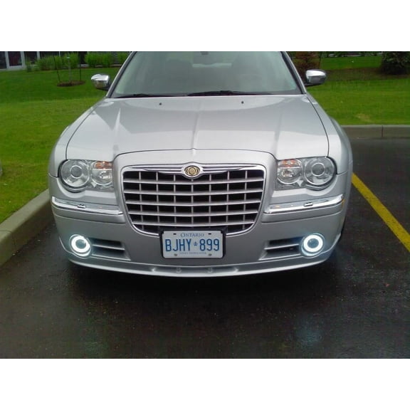 For 2005-2010 Chrysler 300 300C Halo Fog Lamps Angel Eye Lights