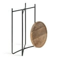 thumbnail image 4 of Kate and Laurel Vale Modern Side Table, 15.5 x 15.5 x 25, Natural Rustic and Black, Farmhouse End Table for Storage and Display, 4 of 9