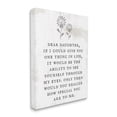 thumbnail image 3 of Stupell Industries Dear Daughter How Special You Are Phrase Rustic Flower, 24 x 30, Design by Daphne Polselli, 3 of 7