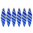 thumbnail image 1 of HEVIRGO 6Pcs/Box Spiral Ball Fine Workmanship Increase The Festive Atmosphere Merry Christmas Tree Hanging Decor for Living Room, 1 of 10
