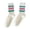 A-Green443, variant on WMNTST Womens Crew Socks Ribbed Striped Sock Stylish Soft Comfortable Cozy Breathable Daily Wear Socks