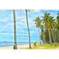thumbnail image 2 of BSDHOME 7x5ft Photography Backdrop Tropical Beach Coconut Tree Nature Landscape Photo Background Backdrops, 2 of 4