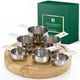 thumbnail image 1 of Bellemain One Piece Acero Inoxidable - Tazas medidoras encajables para Cocina para panaderos Secos - Taza medidora de ml y oz para Metal líquido Juego de 6, 1 of 6