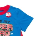 thumbnail image 4 of FunStuff Boys' Toddler Superhero Costume, Father's Day Novelty T-Shirt & Cape, 2T, 4 of 5