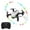 F, variant on Small Drone, Drone With Cool LED Lights Remote Control Toys Gifts For Boys Girls With Altitude Hold Headless Mode Start Speed Adjustment