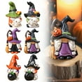 thumbnail image 4 of BNNG Halloween Witch Gnome Statue - Resin Fall Decor, Cute Witch Figurine for Table Centerpiece, Halloween Ornaments, Home & Party Decoration, 4 of 9