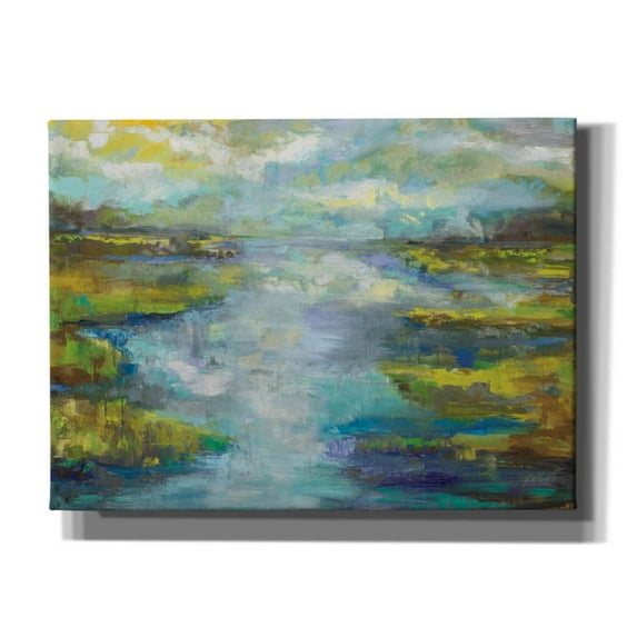 Epic Graffiti 'Quietude' by Jeanette Vertentes, Canvas Wall Art, 54"x40"