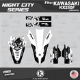 thumbnail image 4 of Kalair GFX Graphics Kit for Kawasaki KX 250F (2009-2012) Night-city Series, 4 of 5