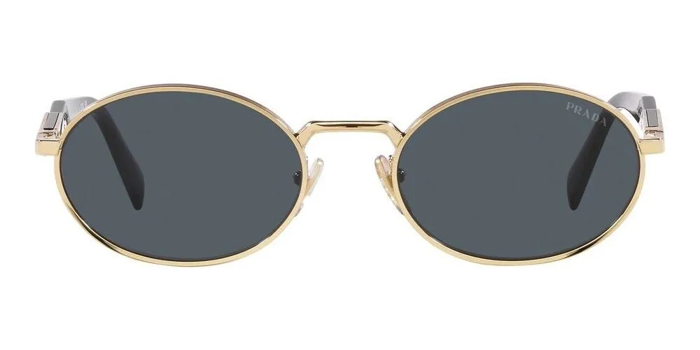 Sunglasses Prada PR 65 ZS ZVN09T Pale Gold Dark Grey - Walmart.com