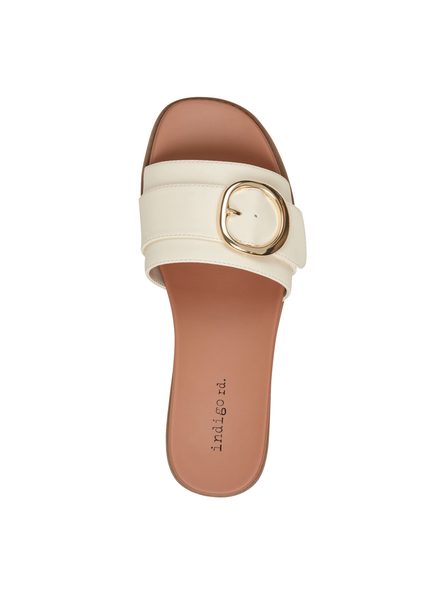 indigo rd Women's Tresa Slide On Footbed Buckle Sandal
