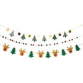 thumbnail image 2 of RKSTN Textile Pull Flags Christmas Decorations Christmas Decorations Flags Flowers Hanging Ornaments Scene Layout Lights Window Surrounding Feeling Hanging Flags Christmas Tree Small Pendants, 2 of 6