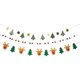 thumbnail image 2 of Banderas de Decoración Navideña, Flores, Adornos Colgantes, Diseño de Escena, Luces, Sensación de Ventana, Banderas Colgantes, Árbol de Navidad, Pequeños Colgantes, 2 of 6