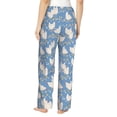 thumbnail image 3 of Goofa Funny Chicken Printed Soft Pajama Pants for Women, Wide Leg Comfy Casual Lounge Yoga Pants-Small, 3 of 9