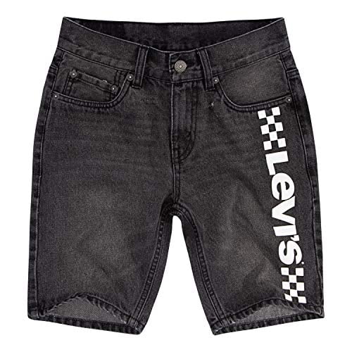 Levi s Boys Toddler 502 Regular Fit Shorts, Back in Black, 4T