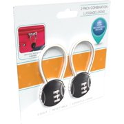 Perfect Life Ideas 2Pk Resettable Combination Numbers Luggage Locks - Backpack Lock, Combination Lock Box, Bookbag Lock for Men, Women - Versatile Gym Locker Lock with Key, Ideal Locks for Suitcases
