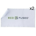 EcoFused Microfiber Cleaning Cloths 18 Pack for Cleaning Glasses