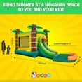 thumbnail image 2 of Pogo Bounce House Crossover Bounce House with Slide and Splash Pool, Classic Tropical, 2 of 8