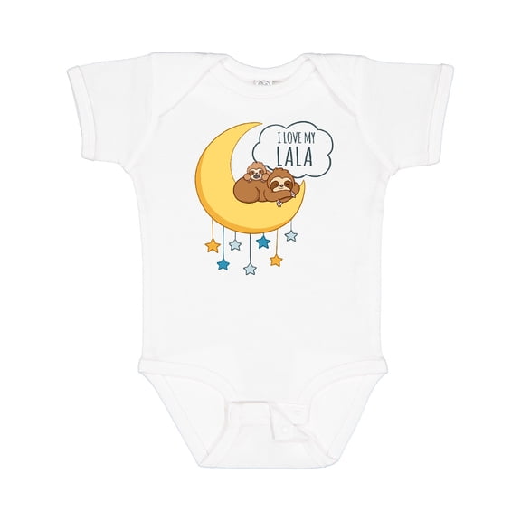 Inktastic I Love My Lala Boys or Girls Baby Bodysuit