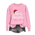 thumbnail image 5 of Enjoytime Crew Neck Sweatshirts Women Cute Printed Long Sleeve Pullover Tops Xmas Holiday Casual Fashion Clothing Pink M, 5 of 5