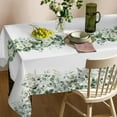 thumbnail image 2 of Spring Tablecloth 52x70 Inches, Floral Tablecloth Eucalyptus Spring Decorations for Home, Water-Resistant Spring Table Cloth Rectangle for Party,Table, 2 of 6
