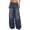 Blue, variant on QHFBli Wide Leg Jeans for Women Trendy High Waisted Stretchy Baggy Loose Casual Plus Size Boyfriend Denim Pants with Pockets