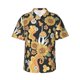thumbnail image 1 of Balery Mushrooms Honeycomb Camisas hawaianas de manga corta para hombre, camisas playeras de corte holgado, camisas de vacaciones con botones,X-Large, 1 of 7