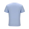 thumbnail image 5 of Eltusu Men's Polo Shirts, Pullover Basic Summer Short Sleeve Shirts with Collar Sky Blue Size 2XL, 5 of 8