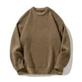 thumbnail image 6 of Lopecy-Sta Sweaters for Men Knitted Pullovers Casual Solid Luxury Sweater Vintage Loose O Neck Long Sleeve Tops Outwear for Men, 6 of 6