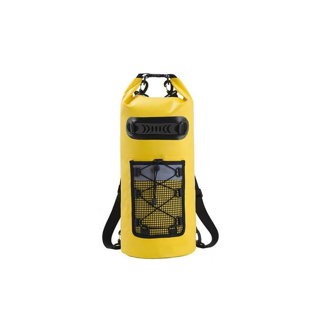 Eigraketly Pantalones Ropa interior Bolsa seca Gran capacidad A prueba de fugas Bolsa impermeable Natación Deriva Bolsas de surf Equipo al aire Deportes acuáticos Amarillo