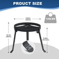 thumbnail image 2 of Outdoor Campfire Tripod for Cooking,Portable Foldable Fire Pit Rack, High Temperature Resistant Outdoor Fire Pit Rack, Heavy Duty Campfire Cooking Equipment, 2 of 7