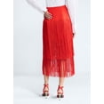 thumbnail image 3 of Devil Wears Prada Scoop Collection Women's and Women's Plus Fringe Skirt, Sizes 0-26W, 3 of 5