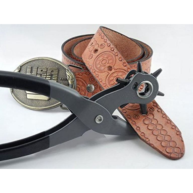 YIDAAN Leather Hole Punch Tool for Belt - Multi Hole Sizes