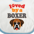 thumbnail image 4 of Inktastic Boxer Dog Lover Pet Owner Boys or Girls Baby Bib, 4 of 4