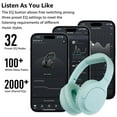 thumbnail image 2 of Auriculares supraaurales TOZO Bluetooth 5.4, micrófono con cancelación de ruido ENC, auriculares inalámbricos plegables, 2 of 3