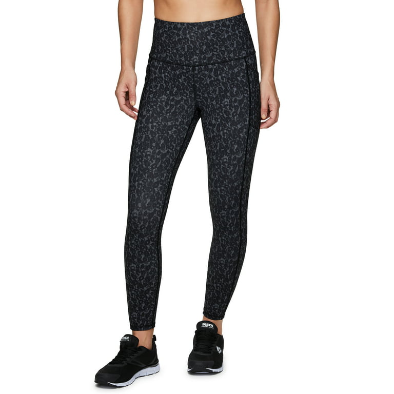 RBX Active Women's Cheetah Leopard 7/8 Legging With Pockets 