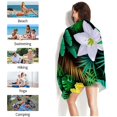 thumbnail image 3 of style2 1 toalla de playa estampada de felpa de doble cara con Toalla de baño para natación para adultos de fibra ultrafina transfronteriza, terciopelo seco de doble cara, 3 of 5