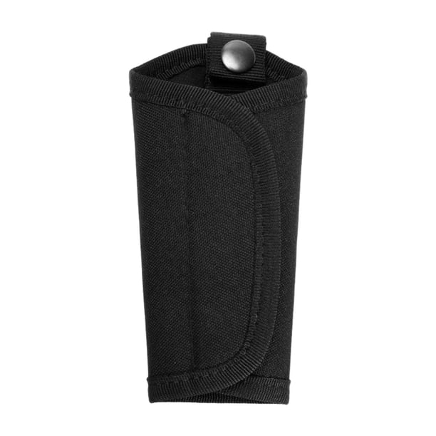 Llavero silencioso, bolsa de transporte para llaves, riñonera multifunción, bolsa de llaves plegable para deportes al aire libre, ciclismo, mochilero Negro