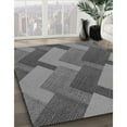 thumbnail image 2 of Ahgly Company Indoor Rectangle Patterned Black Cow Black Area Rugs, 7' x 10', 2 of 6