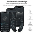 thumbnail image 6 of TOZO HT3 Wired/Wireless Over Ear Noise Cancel Bluetooth 6.0 Headphones for Adults, ANC/ENC 5 Mic, 90H, Hi-Res Audio, App-32EQ, Foldable/Adjustable Headband, AUX 3.5mm, Comfort Earcup for Home, Black, 6 of 9