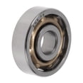 thumbnail image 1 of Rodamientos de bolas de ranura profunda EN9 de Unique Bargains 9x28x8mm P6 tipo abierto rodamientos lubricados 1 Pc rueda de coche scooter patinete universal tono plateado tono dorado, 1 of 6