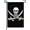 Black-white, variant on Pirate Garden Flag for Outside 18"x12" Double-Sided Yard-Flags House Flags Wall Hanging Home Decoration Banner Small Gifting Wall Tapestry Indoor Outdoor House Banners