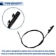 thumbnail image 4 of Cable de liberación del capó Unique Bargains para Volkswagen Golf/GTI 2004-2009 para Volkswagen Jetta 2006-2010 No. 1K1823535A Cable de liberación del capó del motor 1 pieza, 4 of 6
