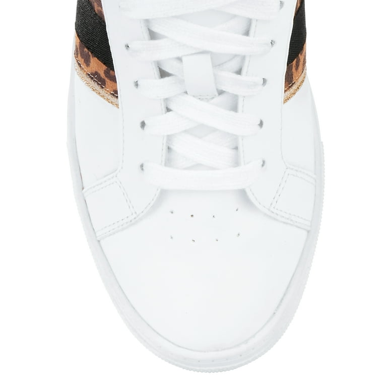 Originals superstar trainers 2025 with leopard print trim